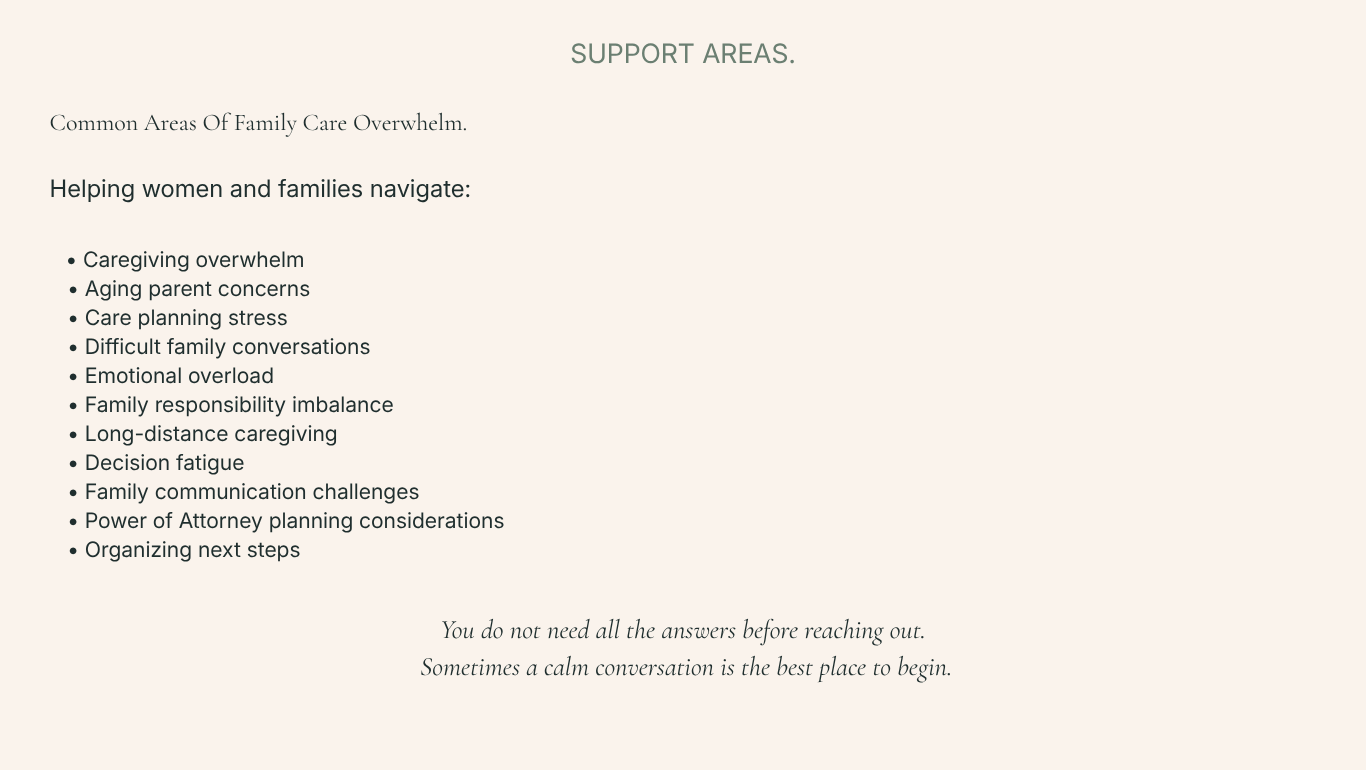 Support Areas